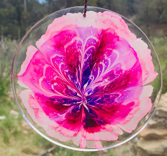 Blooming 'Cotton Candy' Suncatcher