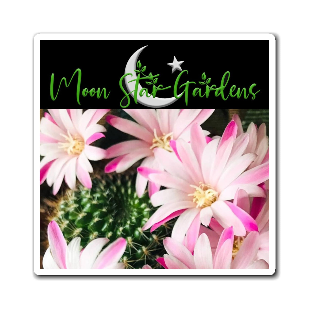 Moon Star Gardens Magnet For Sale Front View