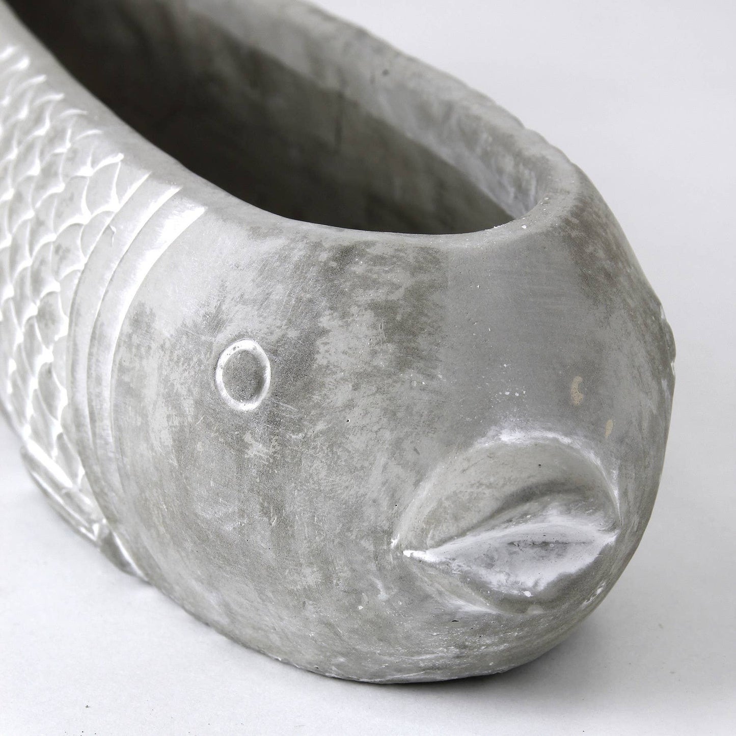 Large Grey Koi Planter