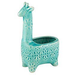 Ceramic Giraffe Planter